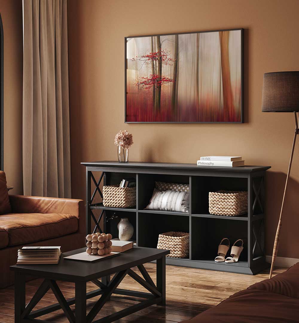 RED LEAVES , PHOTOGRAPHY PRINTS