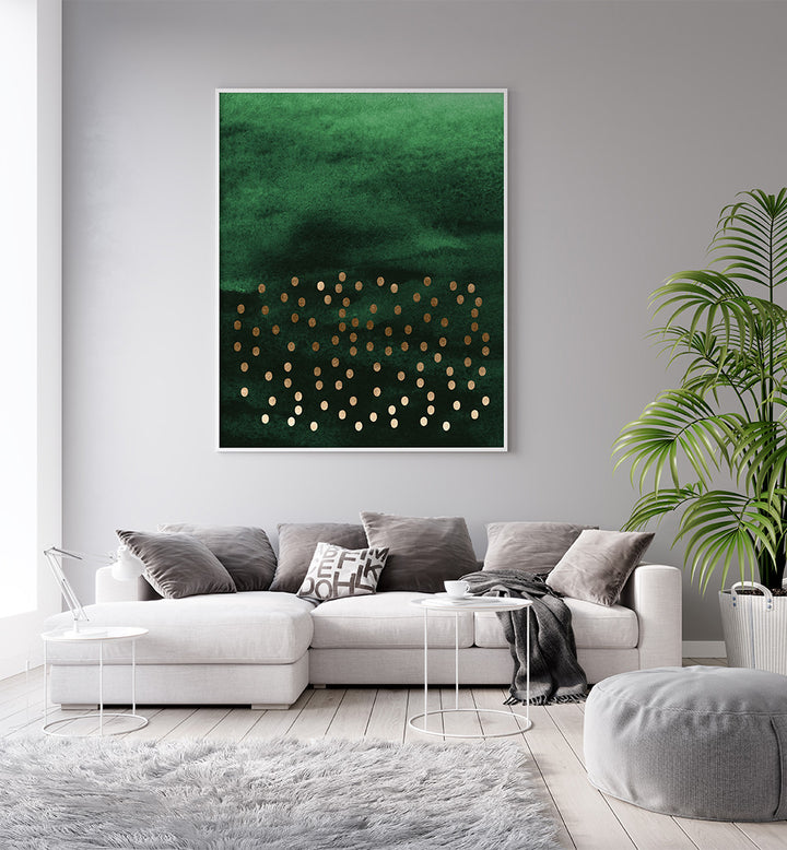 STORM IN EMERALD , ABSTRACT PAINTINGS