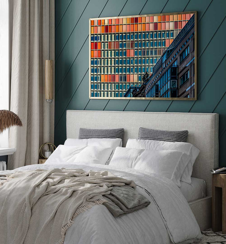 STRIKING HIGH-RISE FACADE , PHOTOGRAPHY PRINTS