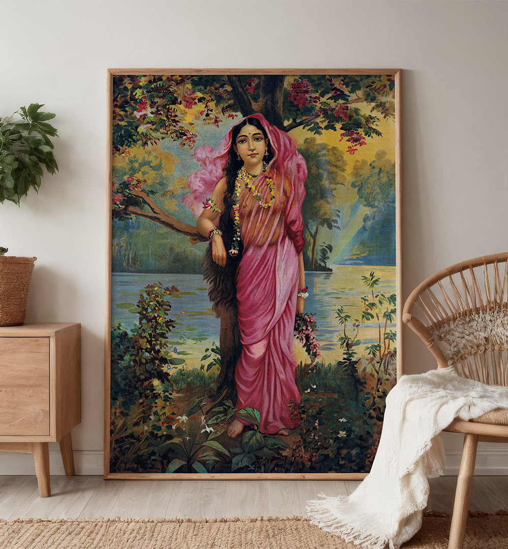 VASANTIKA , INDIAN ART PAINTINGS