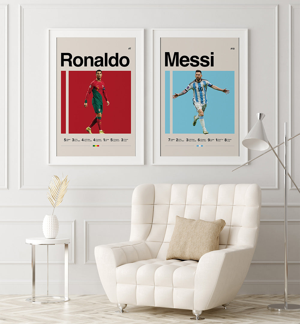 THE TROPHY ROOM SET , SET OF 2 PAINTINGS