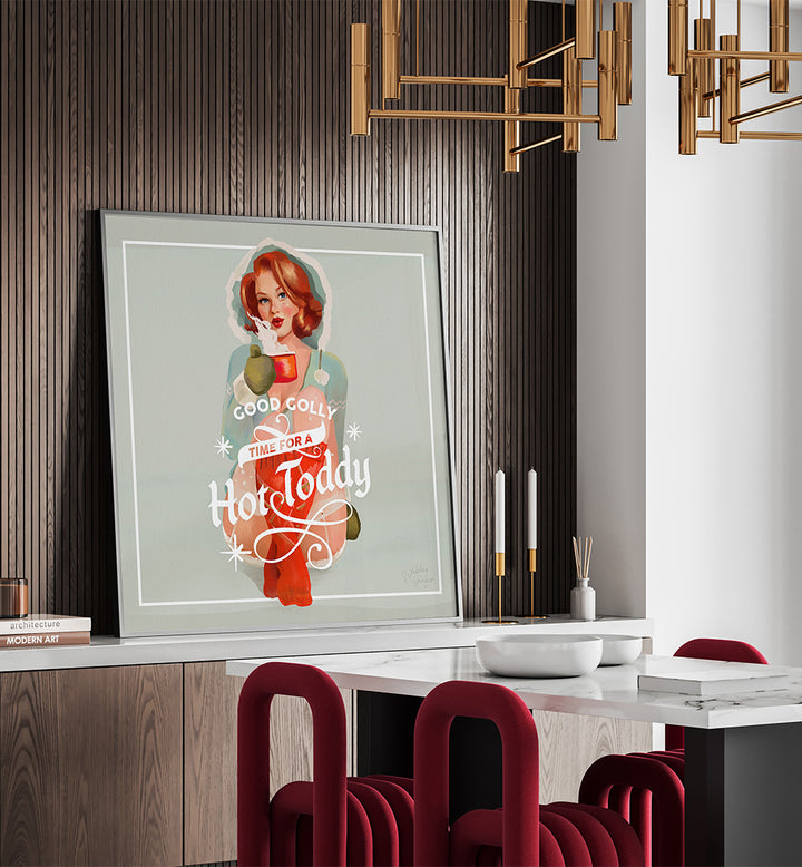 HOT TODDY REDHEAD VINTAGE , BAR & CAFE ART