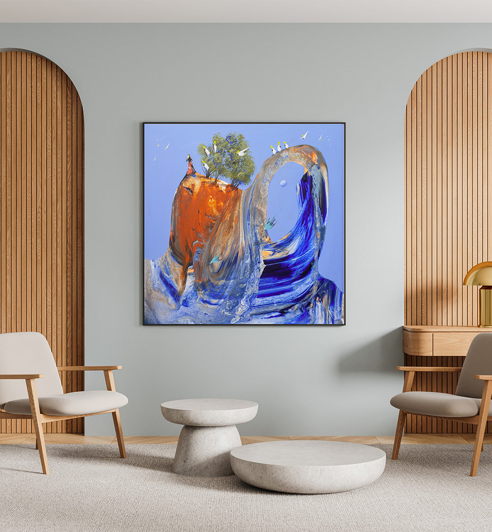 LISTEN TO NATURE , ABSTRACT PAINTINGS