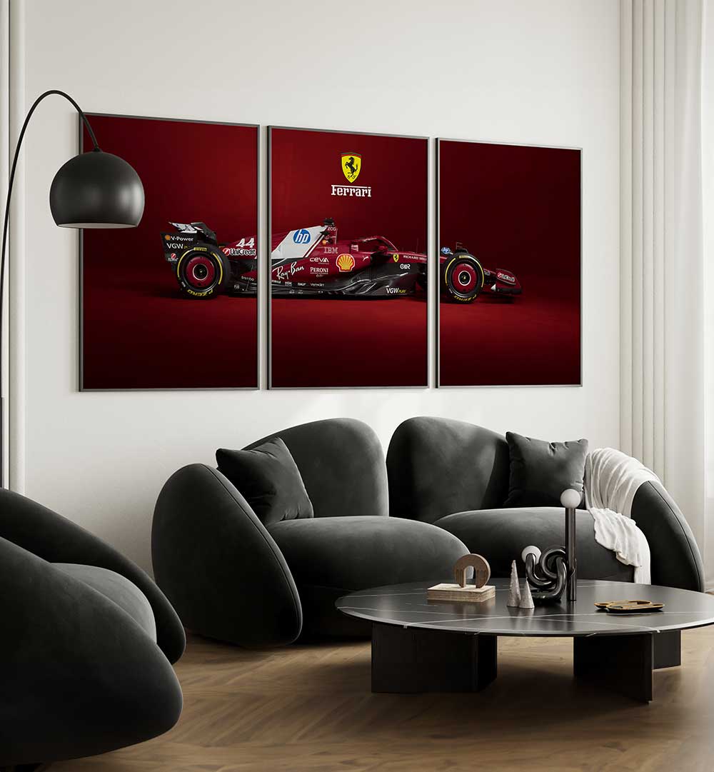 ICON OF SPEED , SET OF 3 PAINTINGS