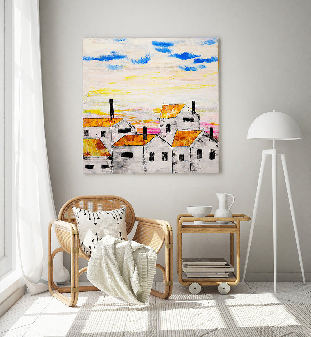 ARCHITECTURE II , LANDSCAPE PAINTINGS