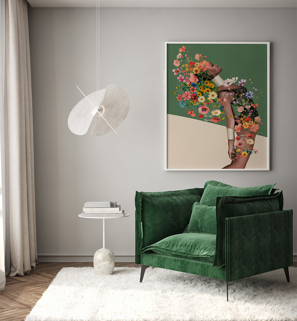 A SOUL IN BLOOM , SURREAL ART PRINTS