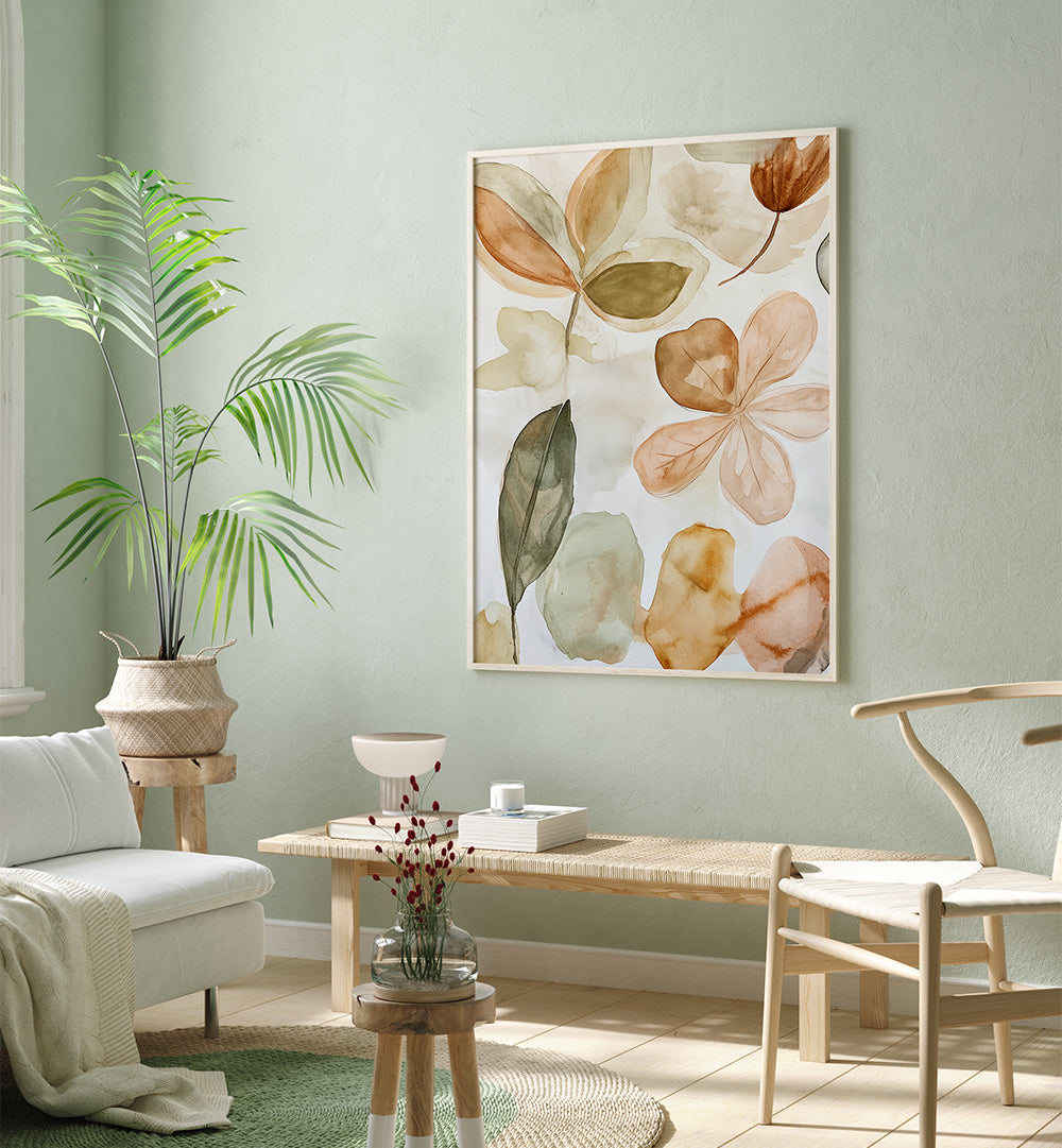 PASTEL PETALS DANCE , FLORAL FLOWER PAINTINGS