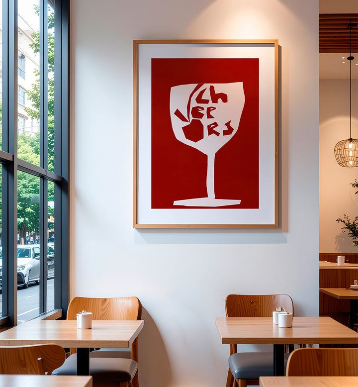 CHEERS RED , BAR & CAFE ART