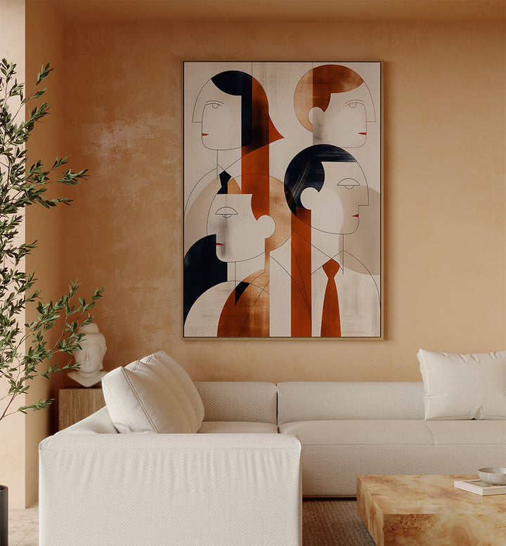 THE GEOMETRY OF US , PORTRAITS & FIGURATIVE ILLUSTRATIONS