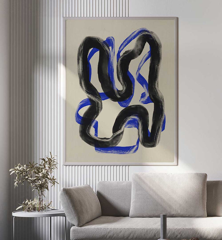 FLOWING DUALITY , LINE ART PAINTINGS