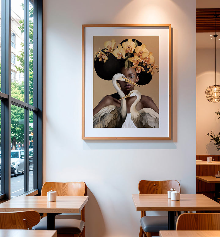 ORCHID MAAJESTY , SURREAL ART PRINTS