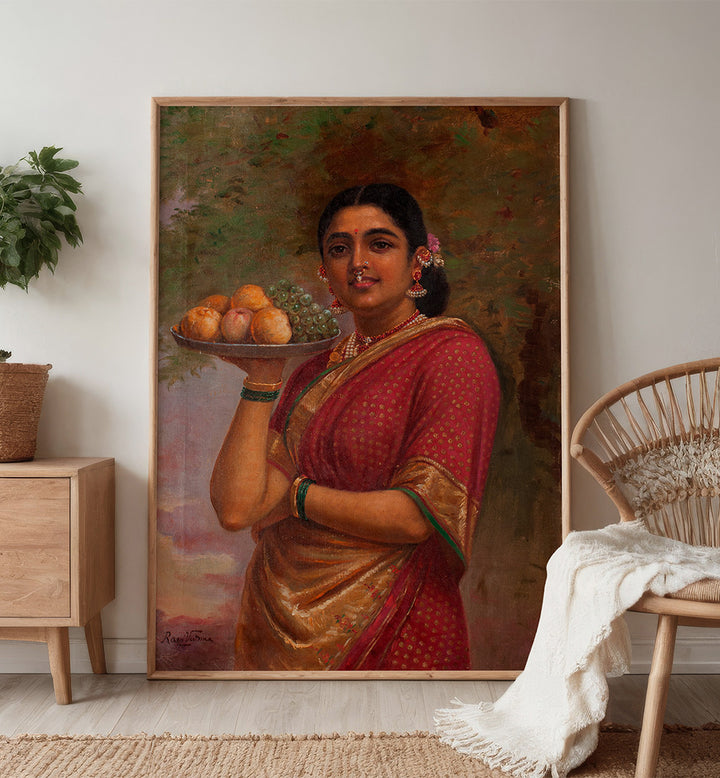 THE MAHARASHTRIAN LADY , INDIAN ART PAINTINGS