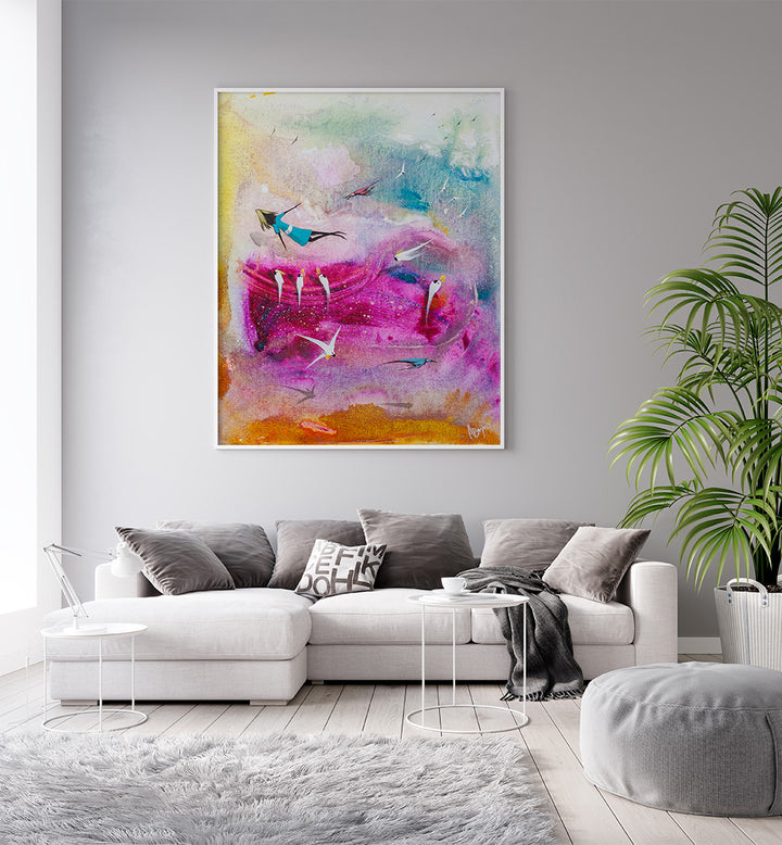 BORN TO FLY ,ABSTRACT PAINTINGS