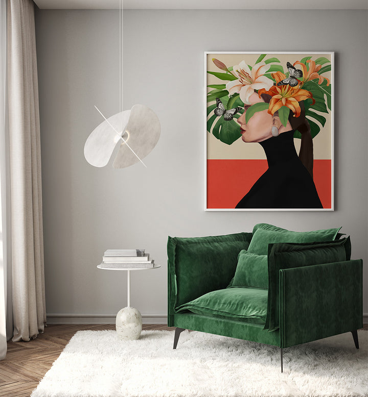 FLORAL SERENITY, SURREAL ART PRINTS