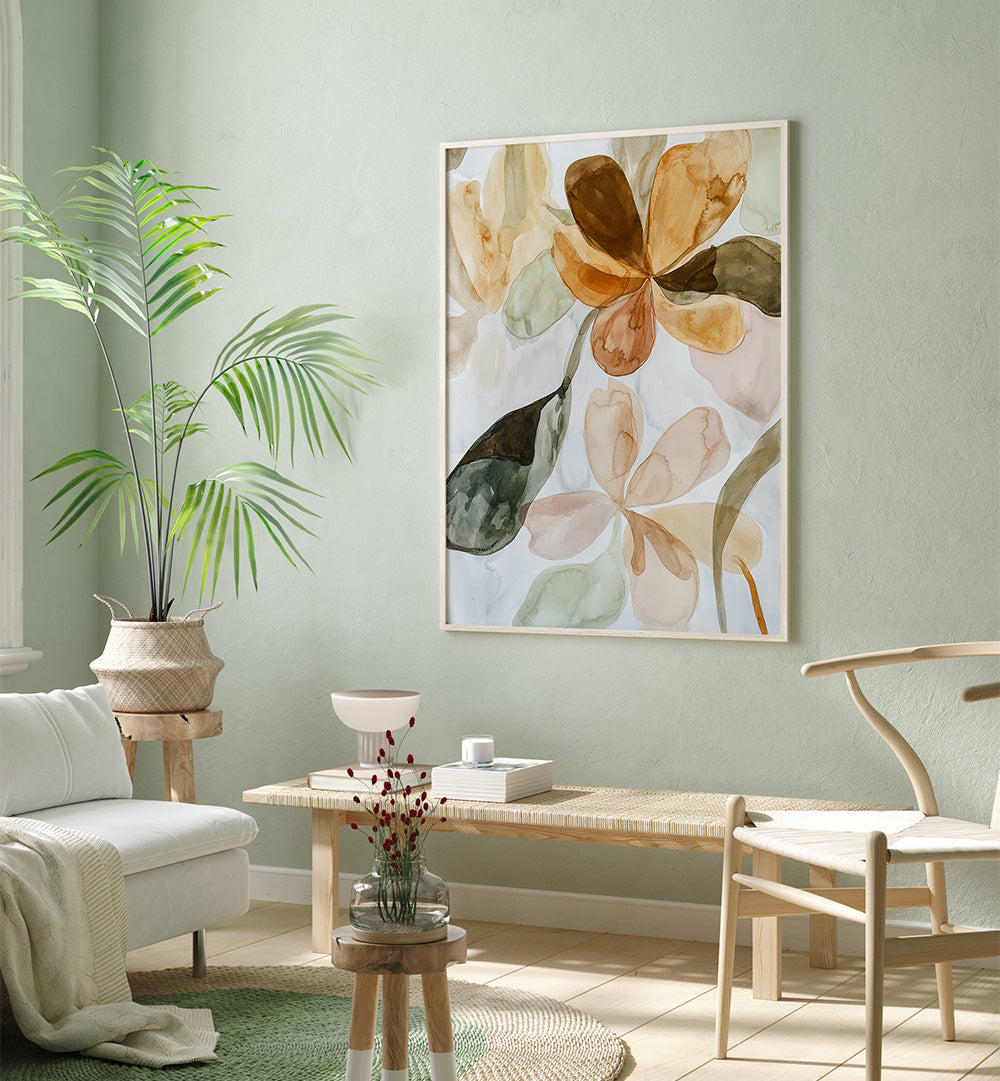 WHIMSICAL BLOOMS , FLORAL FLOWER PAINTINGS