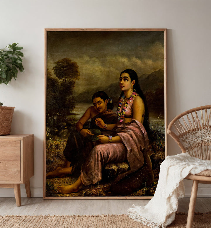 SAKUNTHALA PATHRALEKHAN , INDIAN ART PAINTINGS