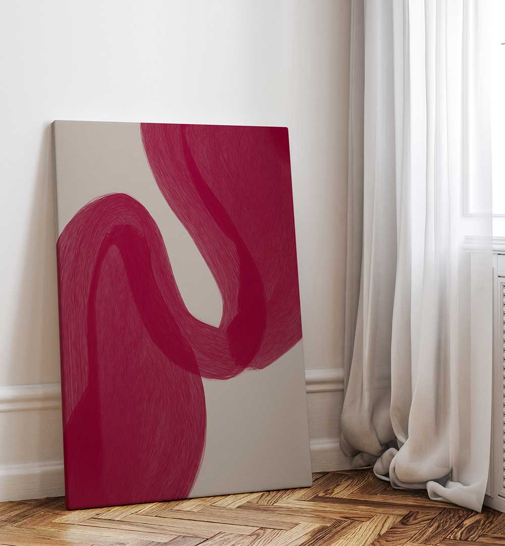 COLOUR PALETTE BURGUNDY II . ABSTRACT PAINTINGS