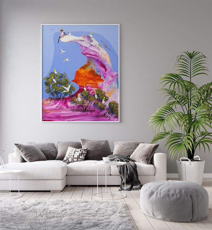 AWAY FROM IT ALL , ABSTRACT PAINTINGS