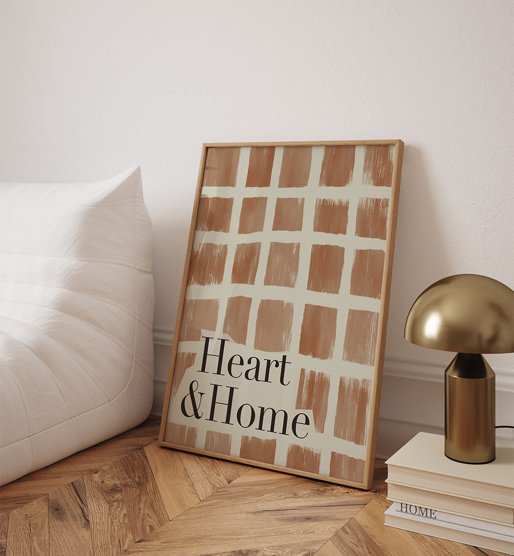 HEART AND HOME  , QUOTES & TYPOGRAPHY POSTERS