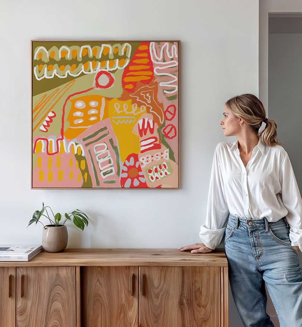 ABSTRACT LINES AND SHAPES , ABSTRACT PAINTINGS