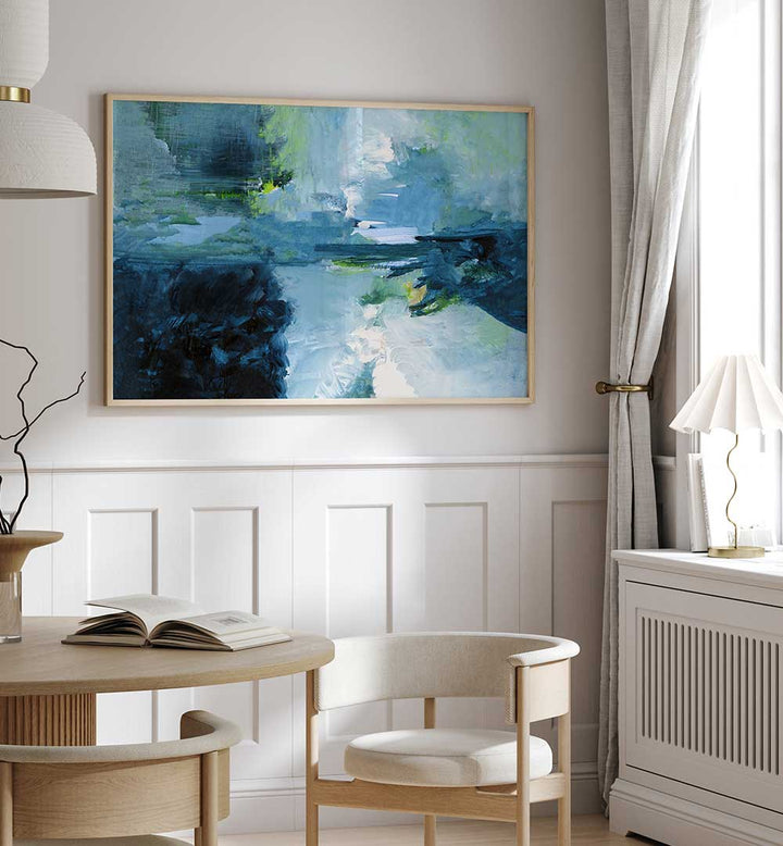 Transform your space with A QUIET REFLECTION II, ABSTRACT PAINTINGS, showcasing serene colors and textures.