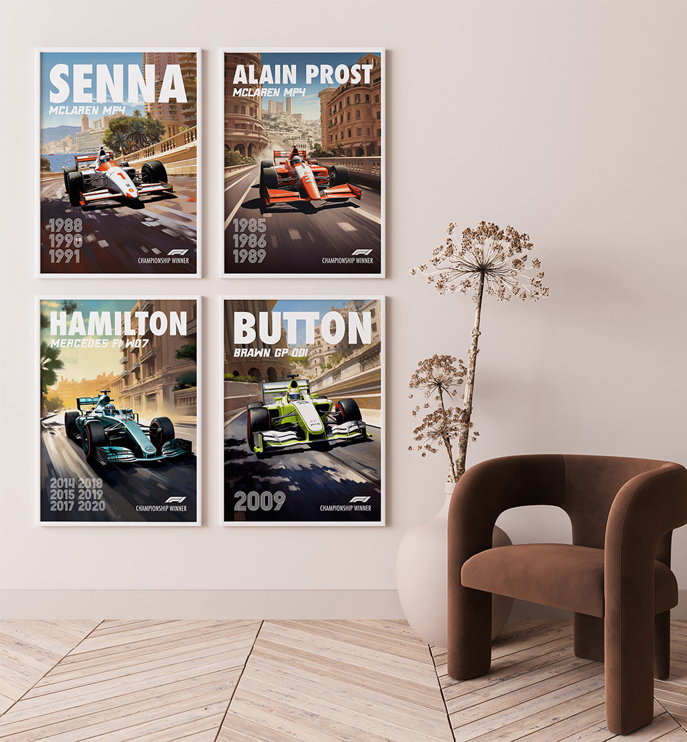 TRACK TITANS GALLERY WALL , GALLERY WALLS & SETS