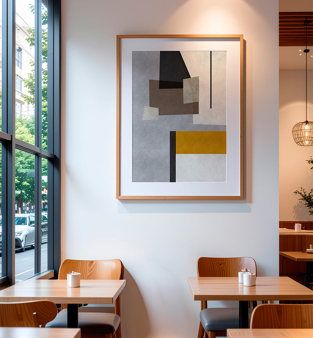 DESIGN I , ABSTRACT PAINTINGS