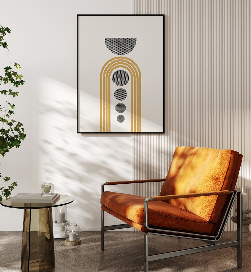 Stylish MID CENTURY MODERN SHAPES, BOHO ART PAINTINGS enhance your living space with vibrant colors and geometric designs.