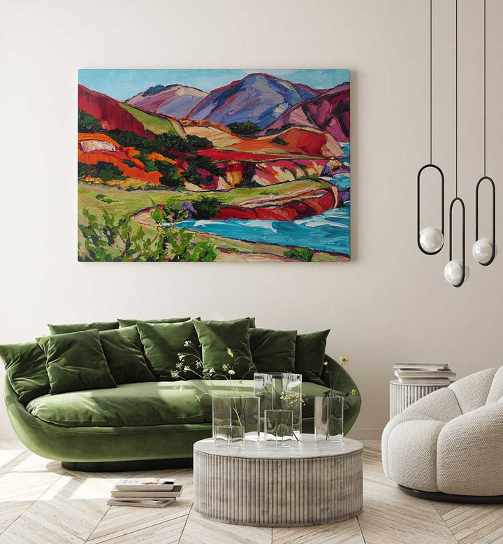 CALIFORNIA COAST , LANDSCAPE PAINTINGS