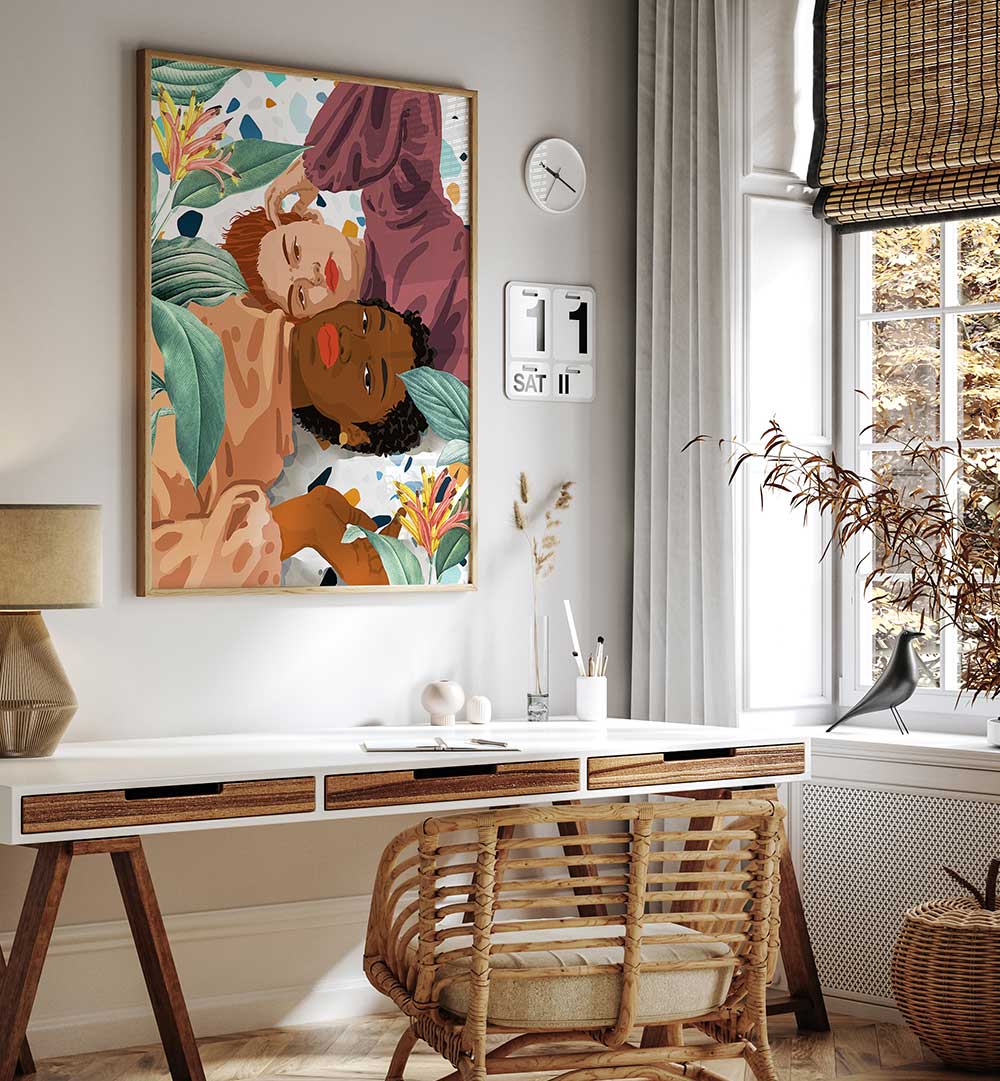 LOVE IS NOT A COLOR , PORTRAITS & FIGURATIVE ILLUSTRATIONS