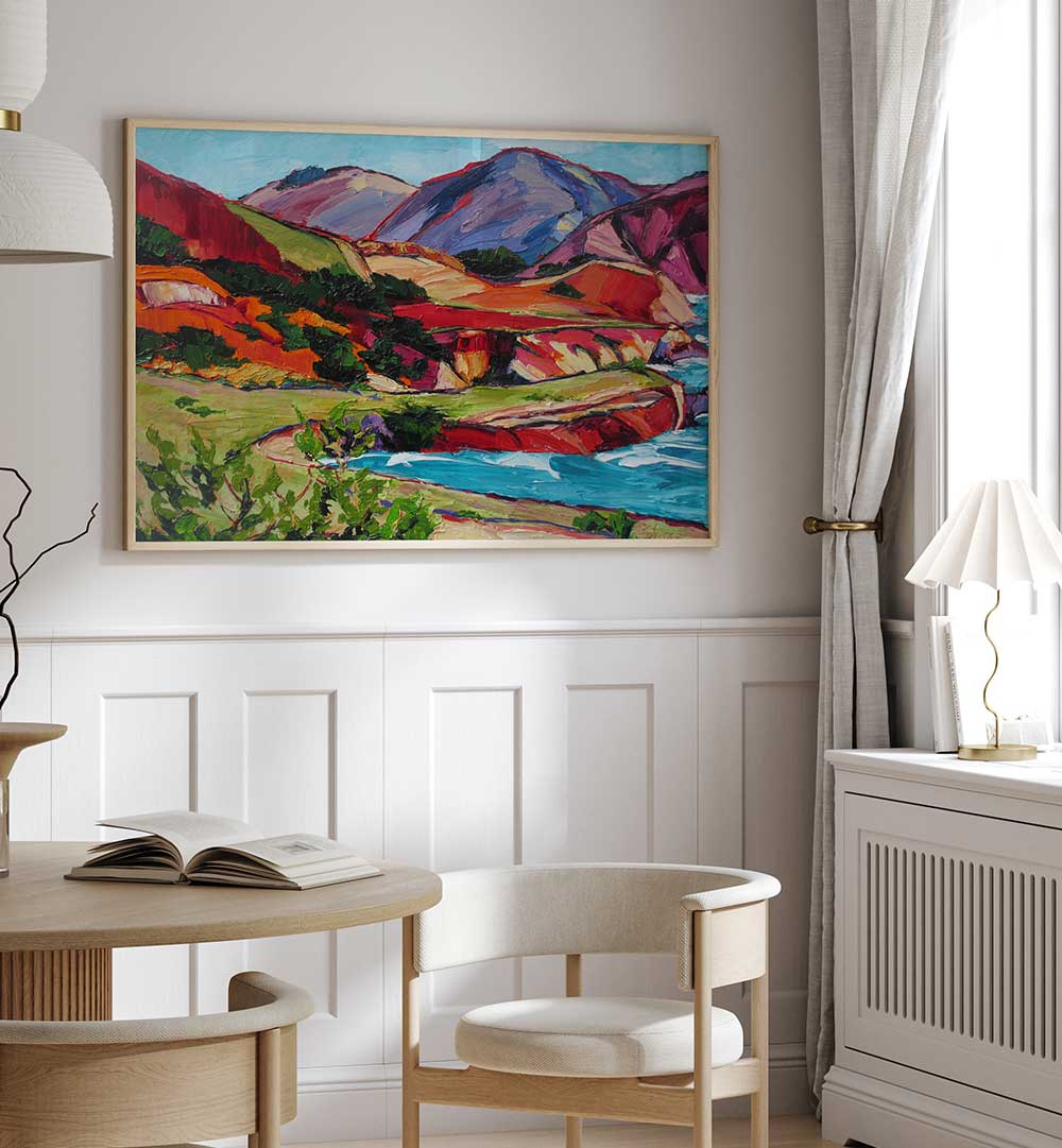 CALIFORNIA COAST , LANDSCAPE PAINTINGS