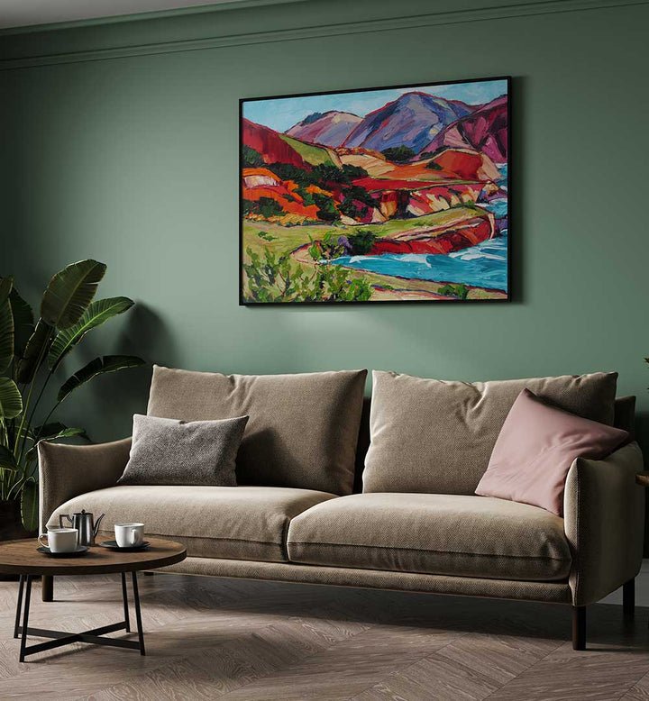 CALIFORNIA COAST , LANDSCAPE PAINTINGS