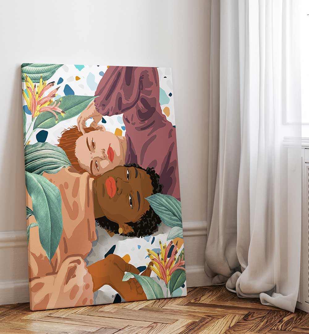 LOVE IS NOT A COLOR , PORTRAITS & FIGURATIVE ILLUSTRATIONS