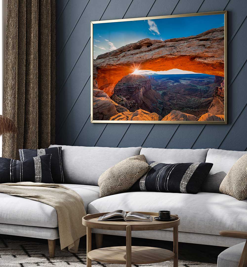 SUNRISE AT MESA ARCH , PHOTOGRAPHY PRINTS