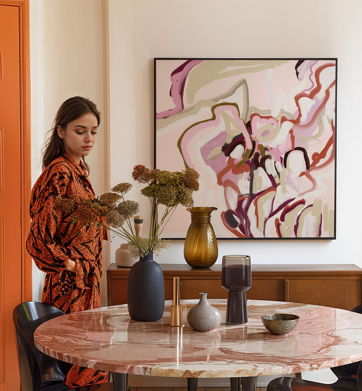 PASTEL CREAM , ABSTRACT PAINTINGS