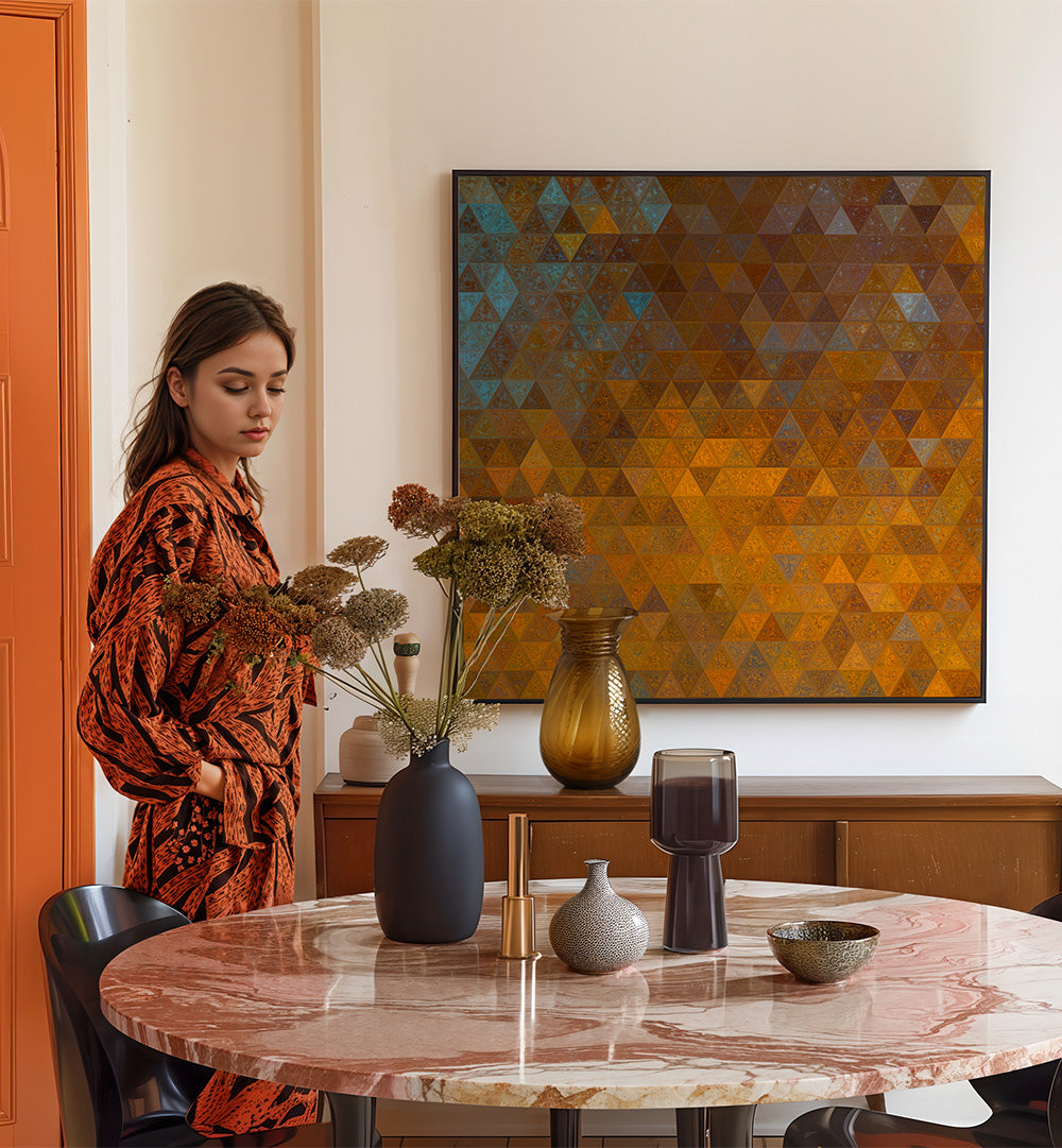 MOSAIC ENERGY ART XXVII , PATTERN ART PRINTS