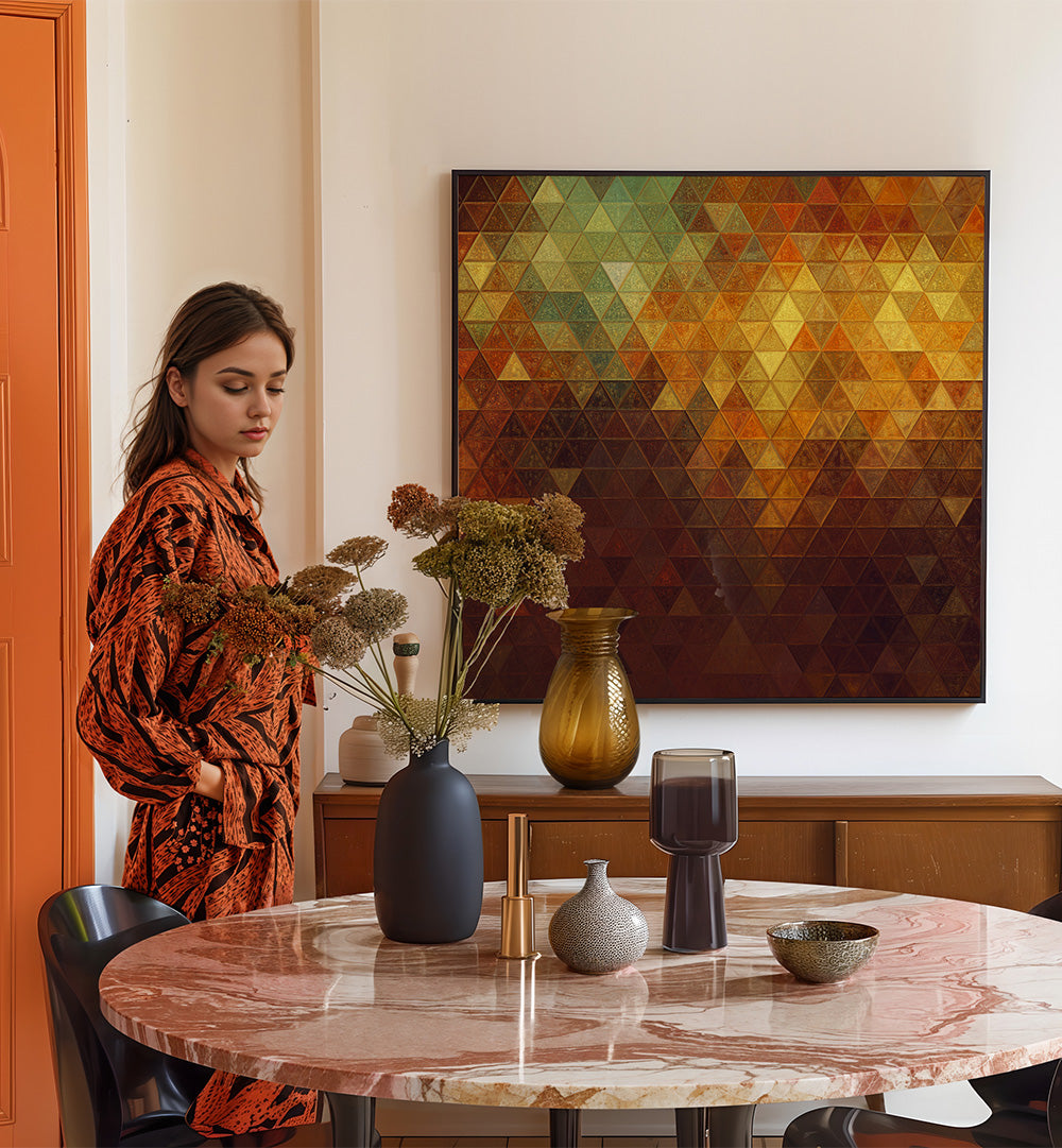 MOSAIC ENERGY ART LXIV , PATTERN ART PRINTS