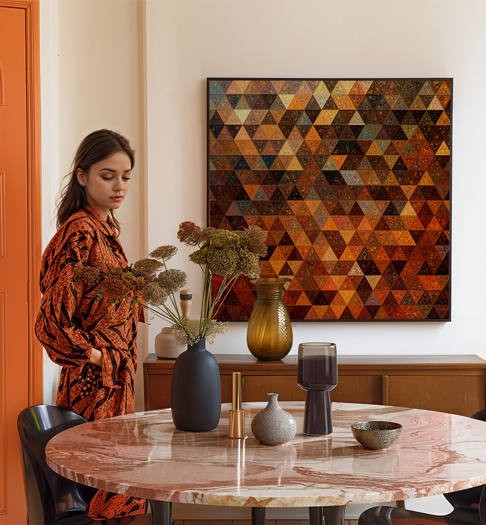 MOSAIC ENERGY ART XXXXVI , PATTERN ART PRINTS