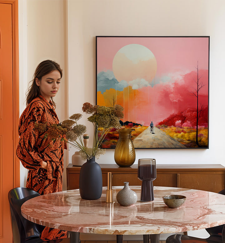 SECOND WORLD II , LANDSCAPE PAINTINGS