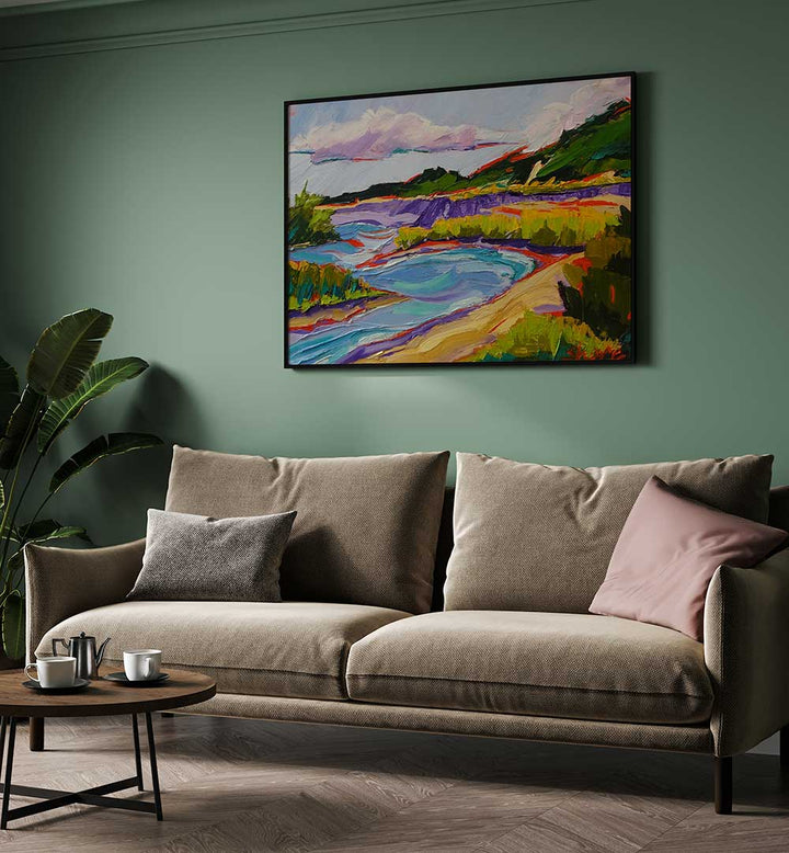 CAPE COD INLET , BEACH PAINTINGS