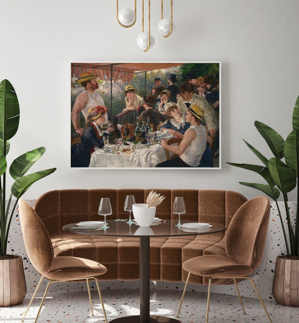 LUNCHEON OF THE BOATING PARTY (1880-1881) , VINTAGE PAINTINGS