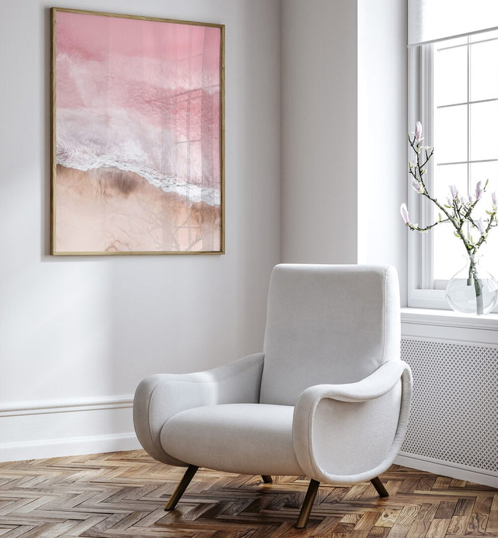Elegant PINK SEA, BEACH PAINTINGS elevate your space with vibrant ocean hues and enchanting marine details.