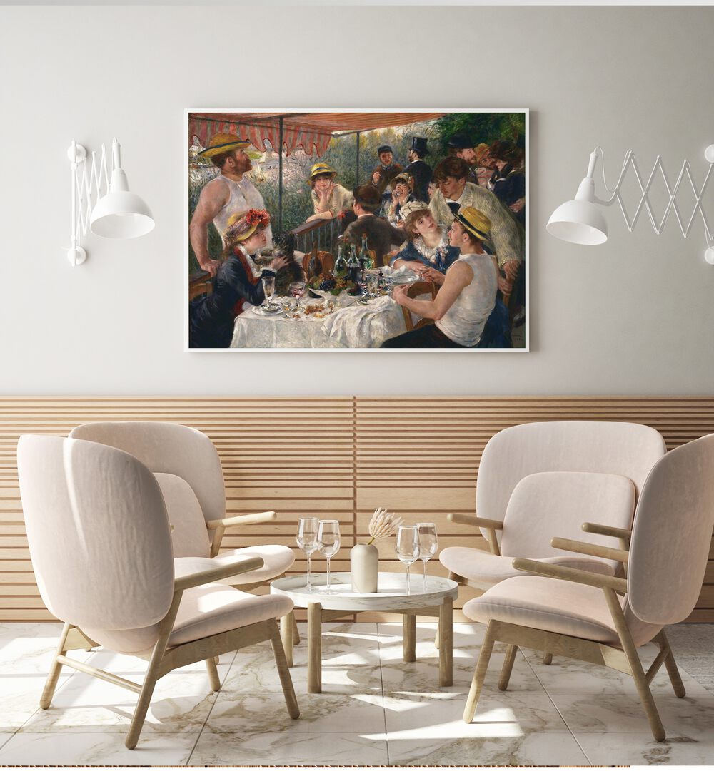 LUNCHEON OF THE BOATING PARTY (1880-1881) , VINTAGE PAINTINGS