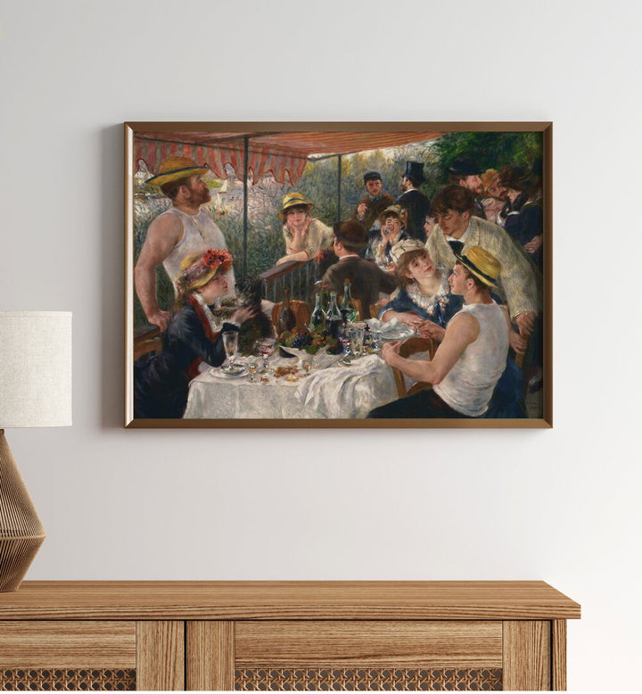 LUNCHEON OF THE BOATING PARTY (1880-1881) , VINTAGE PAINTINGS