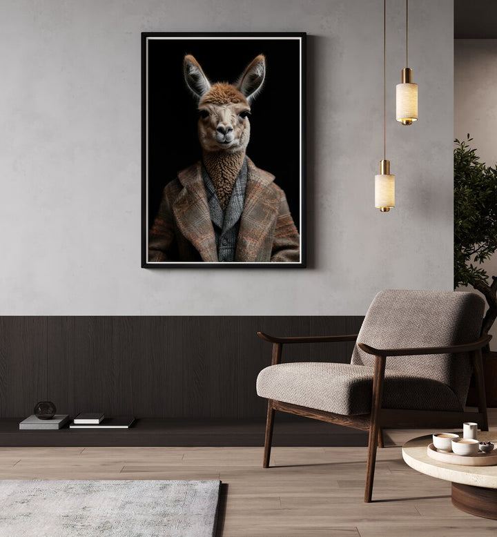 WILD SUITS - LLAMA , ANIMAL PAINTINGS