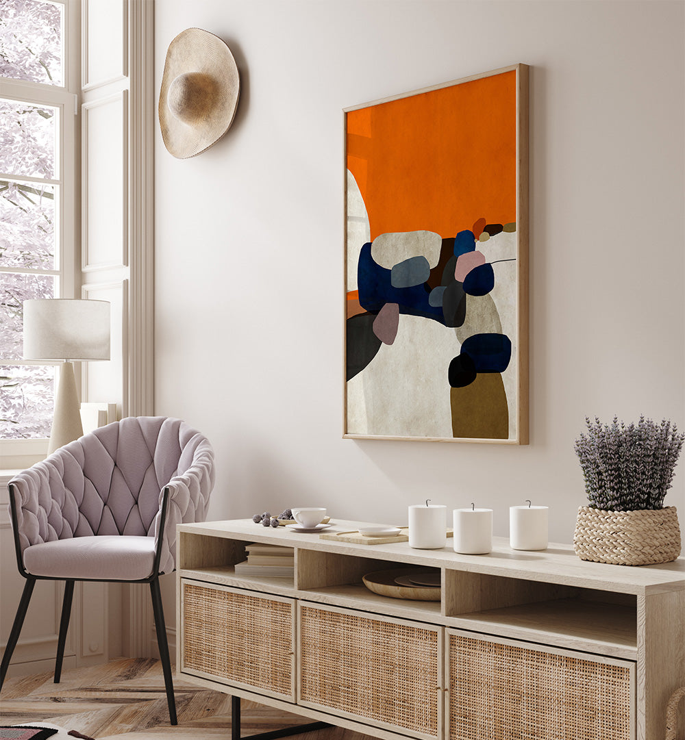 PEBBLES V , ABSTRACT PAINTINGS