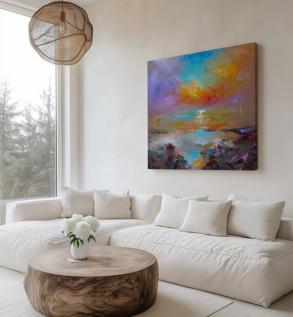 MAGIC SUNSET ,ABSTRACT PAINTINGS