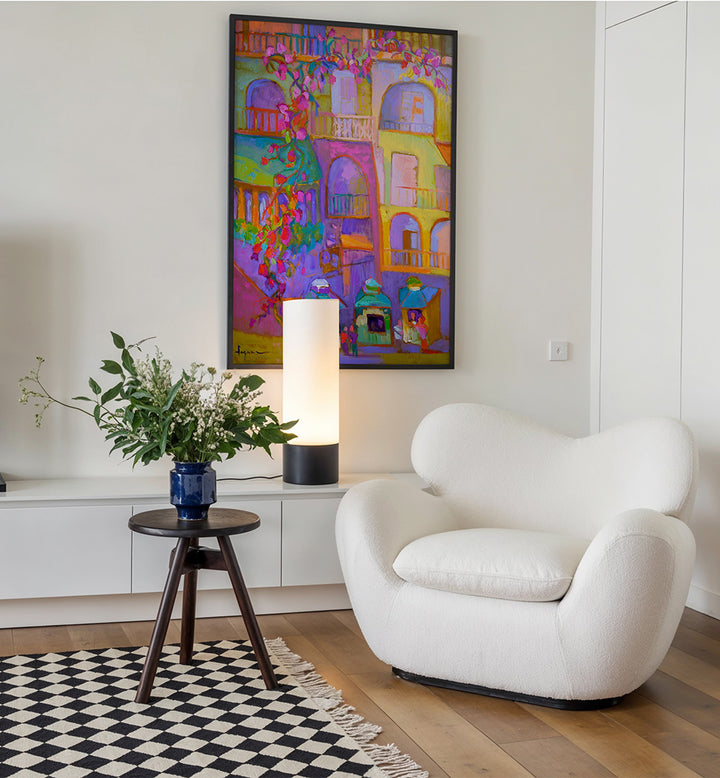 VIBRANT STREETSCAPE , ABSTRACT PAINTINGS