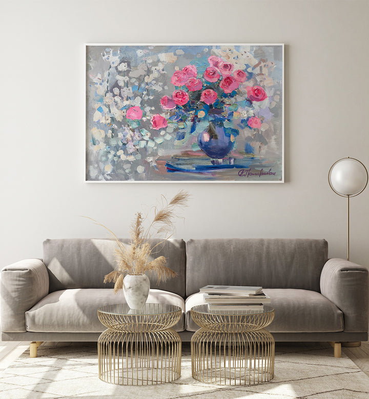 ROSES. SPRING TENDERNESS , FLORAL FLOWER PAINTINGS