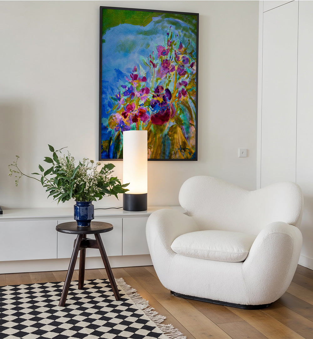 VIVID COLORS AND DELICATE PETALS III  , ABSTRACT PAINTINGS